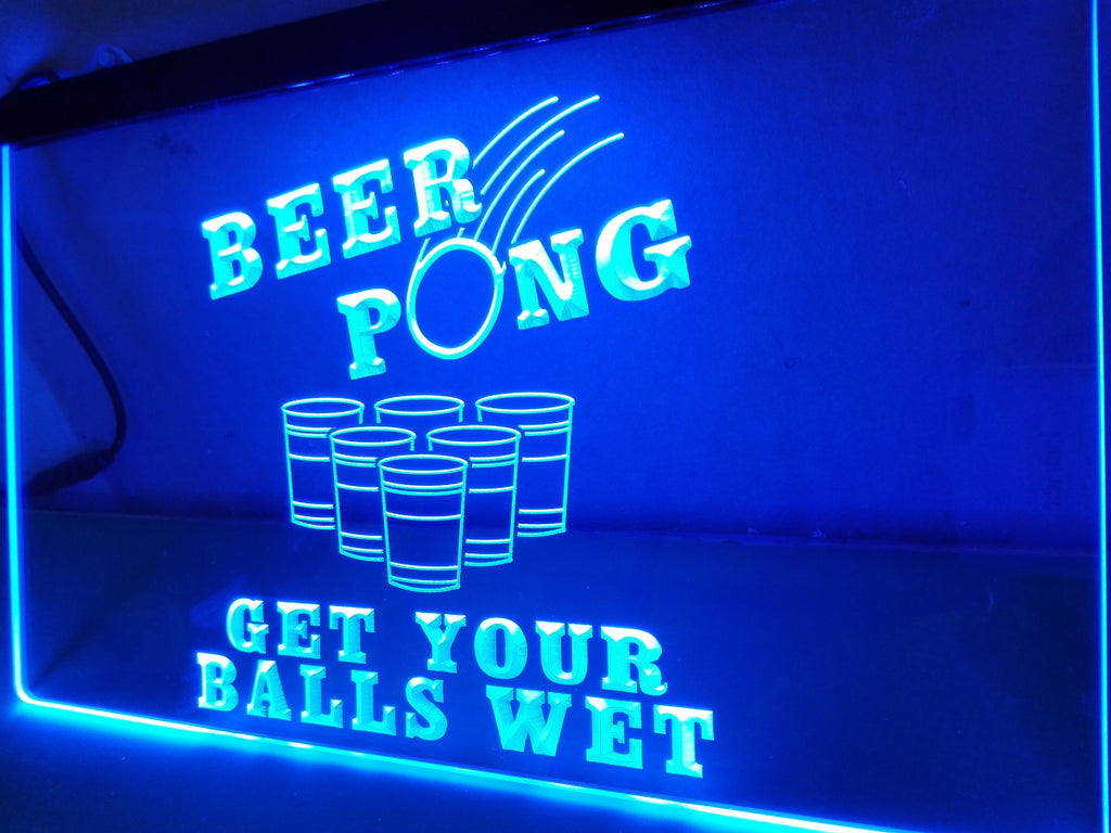 Beer Pong LED Neon Light Signage